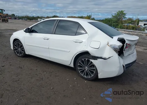 2016 Toyota Corolla S Plus z USA, uszkodzony, nr VIN 2T1BURHE3GC683653